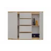 Kommode mit 2 Türen und 4 Schubladen, Artisan-Eiche/Kaschmirfarbe
