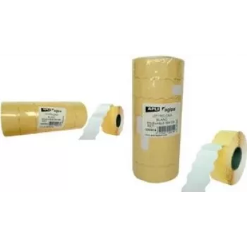 Etikettenrolle für Preisauszeichner agipa 26 x 12 mm weiß kompatibel mit Meto 626/826/1026, 1 Packung