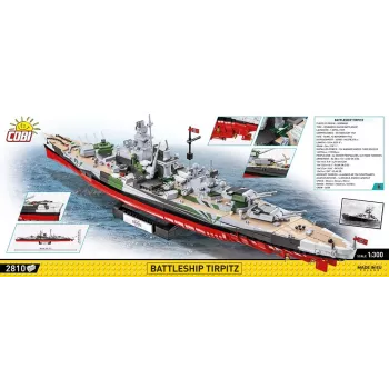 Marineschiffmodell COBI COBI-4839 Bausatz 1:300 Länge 870 mm Höhe 215 mm