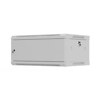Wandmontierbarer 19-Zoll-Installationsschrank LANBERG WF01-6404-00S 4U 600×450 mm, grau
