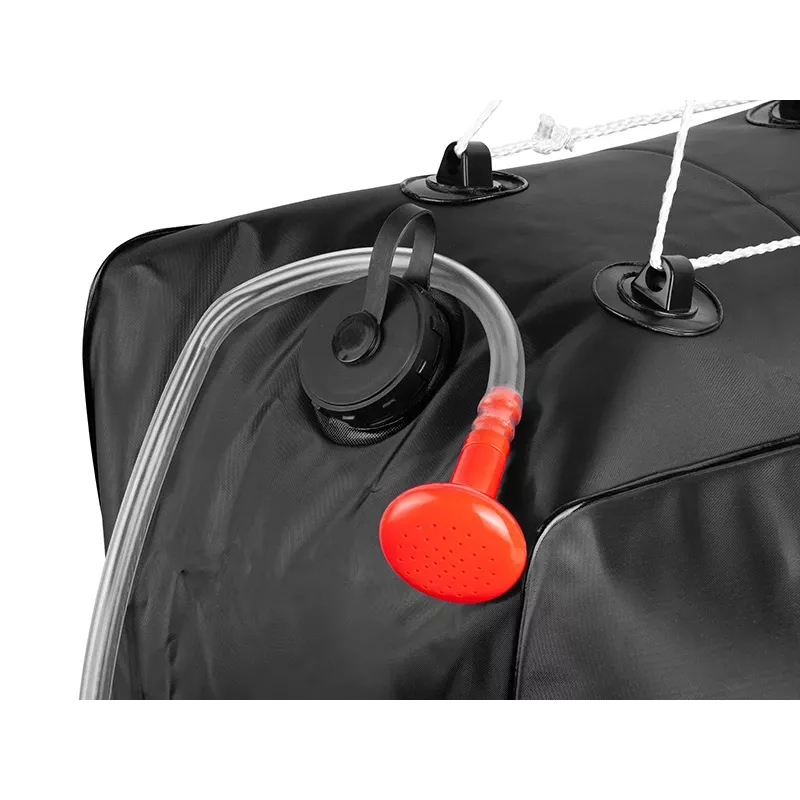 Tragbare 40L Außendusche TRACER CampPump 40L, schwerkraftbetriebene Campingdusche, Handbrause