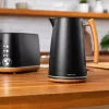 Elektrischer Wasserkocher Cecotec 1,7 L 2200 W Schwarz Woody