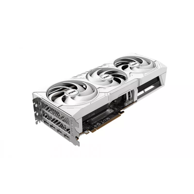Grafikkarte Sapphire Radeon RX 9070 XT — 16 GB GDDR6, PCIe 5.0, 256-bit, 320 mm, 3-Slot, Weiß