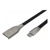 NATEC Kabel USB-C/A 2.0 1m prati 1m schwarz Metall