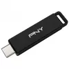 PNY Elite-X USB-Stick 64 GB USB Typ-C 3.2 Gen 1 (3.1 Gen 1) Schwarz (P-FDI64GELTXC-GE)