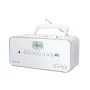 Tragbares Stereoanlage Muse M-28RDW – CD/MP3-Player, FM/MW-Tuner, 3W RMS, weiß, 1,4 kg