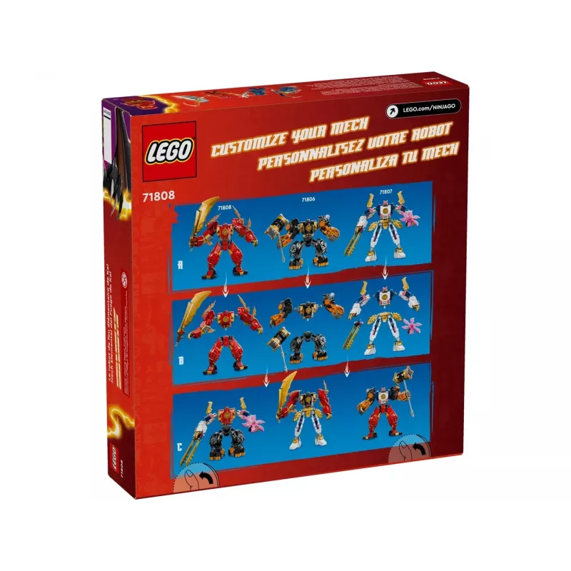 LEGO NINJAGO Set 71808 — 322 Teile, 4 Minifiguren, Höhe 160 mm, Alter 7+