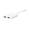 Belkin F7U081BTWH Interface Hub USB Type-C Weiß