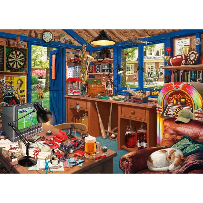 Steve Read: Secret Puzzle - Vaters Workshop (1000 Teile)