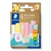 Modelliermasse Staedtler Noris Jumbo Pastel 842P C6 — weich, leicht formbar, sortierte Pastellfarben
