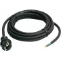 AS Schwabe Stromanschlusskabel [Schutzkontaktstecker - Kabel, offenes Ende] Schwarz 3,00 m 60376 (60376)