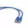 Blau Patchkabel Cat. 5E mit geformter Zugentlastung 50μ-Stecker, 2 Meter