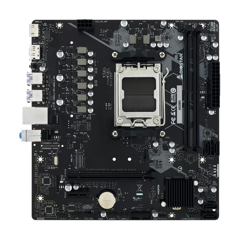 Biostar A620MS AM5 Micro-ATX-Mainboard
