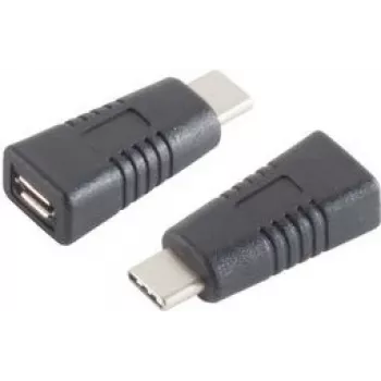 Kabeladapter ShiverPeaks BS13-20014 USB 3.1 Type-C auf Micro-USB 2.0 Typ-B Schwarz