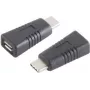 Kabeladapter ShiverPeaks BS13-20014 USB 3.1 Type-C auf Micro-USB 2.0 Typ-B Schwarz