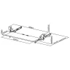Maclean Untertisch-Tastaturhalterung, verstellbar, max. 5 kg, 67x24 cm, MC-462