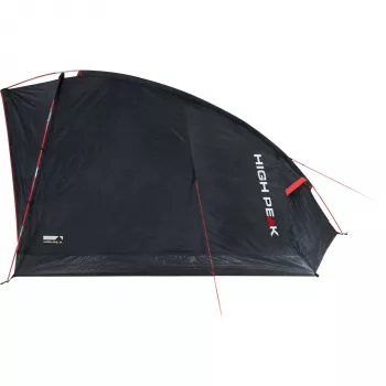 Zelt High Peak Minitramp 2 leicht schwarz/rot — kompaktes 2-Personen-Campingzelt