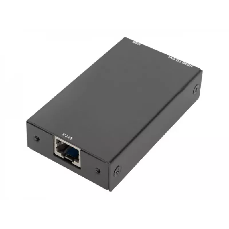 Digitus DVI-Dongle für modulare KVM-Konsolen RJ45 auf DVI Schwarz 1080p