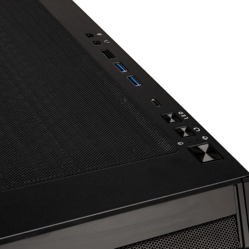 PC-Gehäuse Kolink Citadel Mesh ATX ARGB Midi-Tower – Schwarz, ATX-Miditower-Formfaktor
