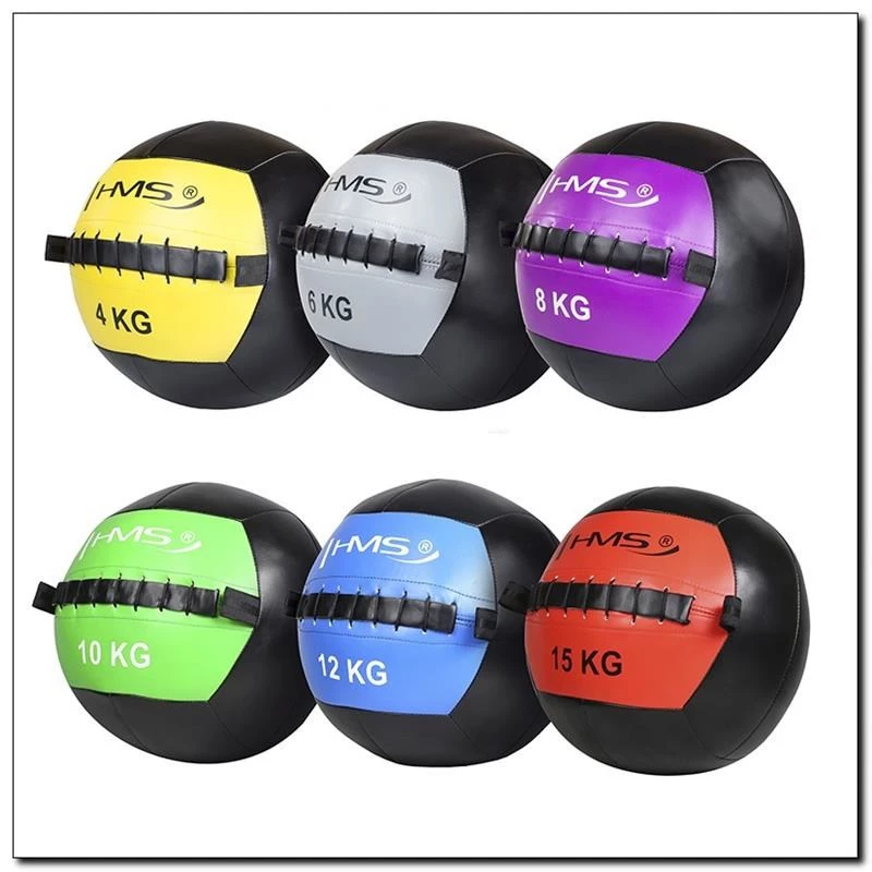 HMS Fitness WLB15 Medizinball 15 kg Schwarz, Orange