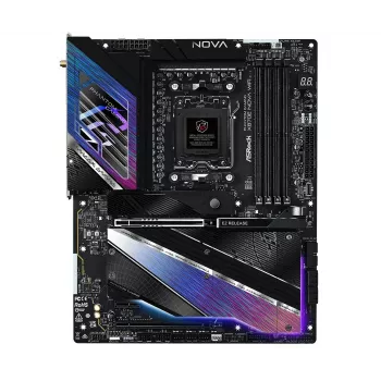 Motherboard ASRock X870 NOVA WIFI — AMD X870, Sockel AM5, ATX, 4× DIMM DDR5, 256 GB, Wi‑Fi 7, 2,5 GbE