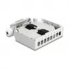 DeLOCK Glasfaser-Verteilerbox DIN-Schiene 8 Ports grau