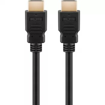 Goobay Series 2.1 8K Ultra High-Speed HDMI™ Kabel mit Ethernet, Schwarz, 3 m - Hochgeschwindigkeitskabel für 8K@60 Hz (47575)