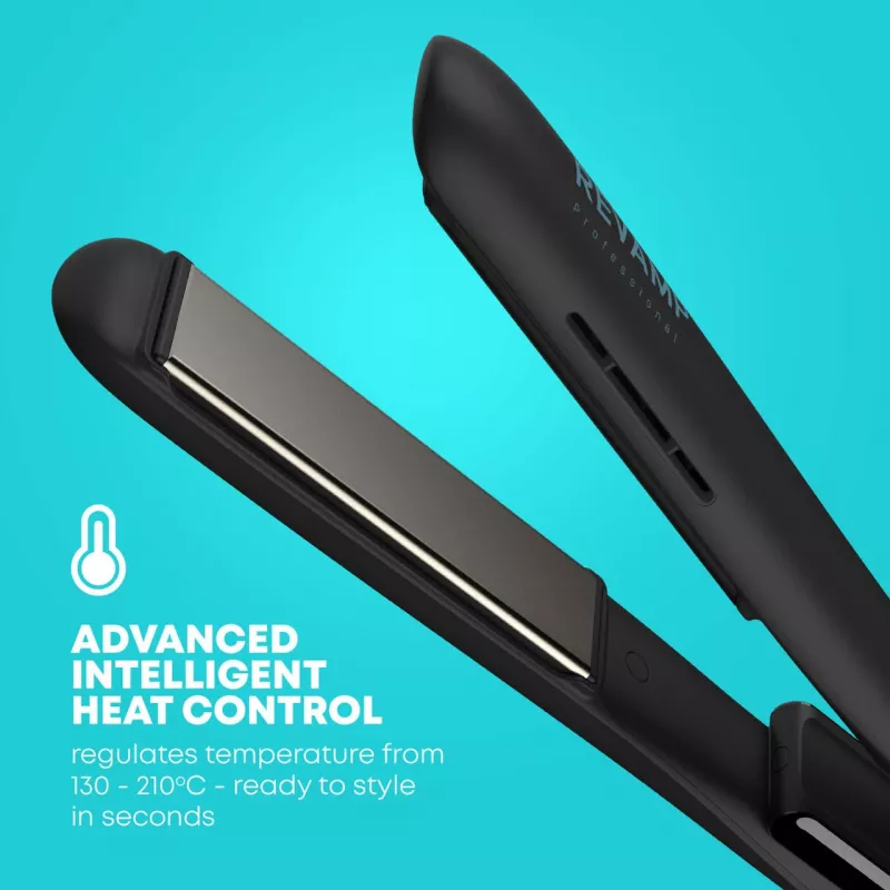 Haarglätter Revamp ST-1850BK-EU mit Ionen-Glanz-Funktion, schwarz