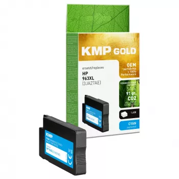 Cartridge KMP GOLD HP 963XL (3JA27AE) Cyan