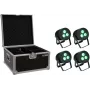 LED PAR Set EUROLITE 20000846 — 4 Scheinwerfer, je 3×8W QCL Spot