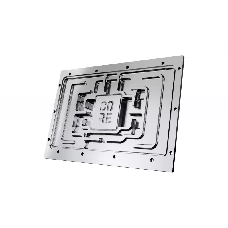 Backplate Alphacool 10269 Acryl Aluminium Chrom Kupfer Nylon Schwarz 155,5x235,9x34mm