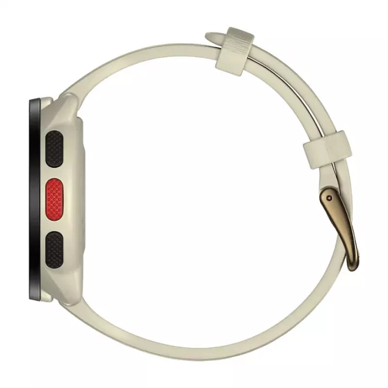 POLAR Smartwatch Polar Pacer, Größe S/L, schwarze Lünette mit lila Silikonarmband