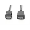 Adapterkabel DisplayPort 1.2 mit Verriegelung 4K 60Hz UHD Typ DP/HDMI A M/M schwarz 2 m