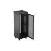 Lanberg FF01-6632-23BL Rack-Schrank 32U Freistehender Rack Schwarz