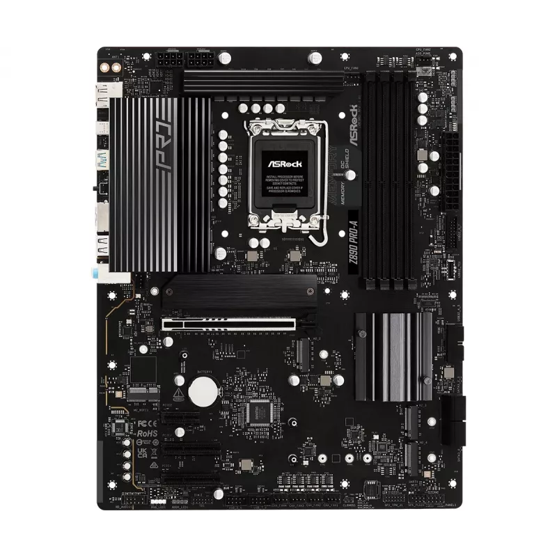 Mainboard ASRock Z890 Pro-A ATX — Intel Z890-Chipsatz, LGA 1851, DDR5, 4x DIMM, 256 GB, 2.5Gb LAN, PCIe Gen5