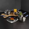 Kochtopfset Russell Hobbs RH01179EU, 5-teilig, blau