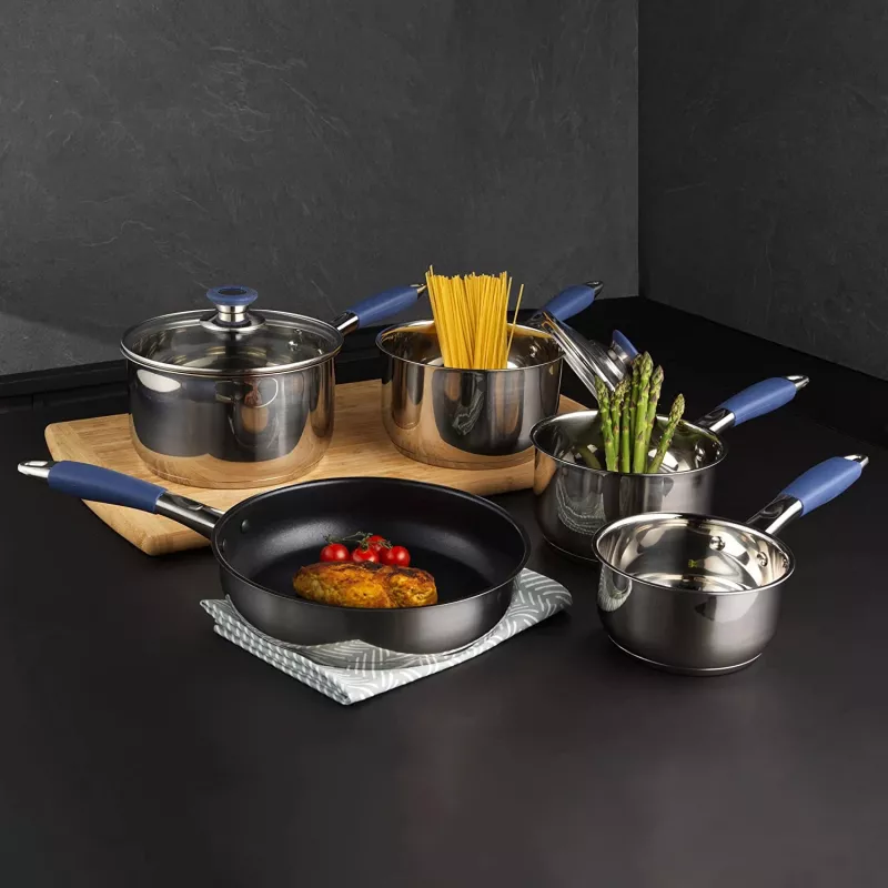 Kochtopfset Russell Hobbs RH01179EU, 5-teilig, blau