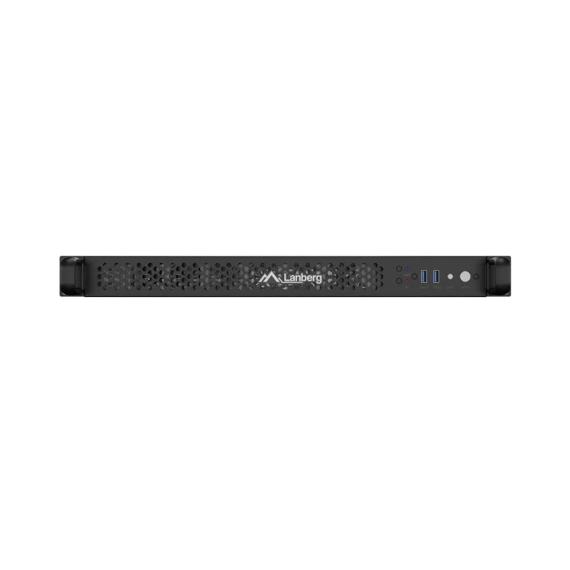 Rackgehäuse Lanberg SC01-6501-12B 1U Schwarz 8 Lüfter HDD SSD