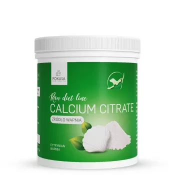 POKUSA RawDietLine Calciumcitrat - Nahrungsergänzungsmittel für Hunde und Katzen - 250g
