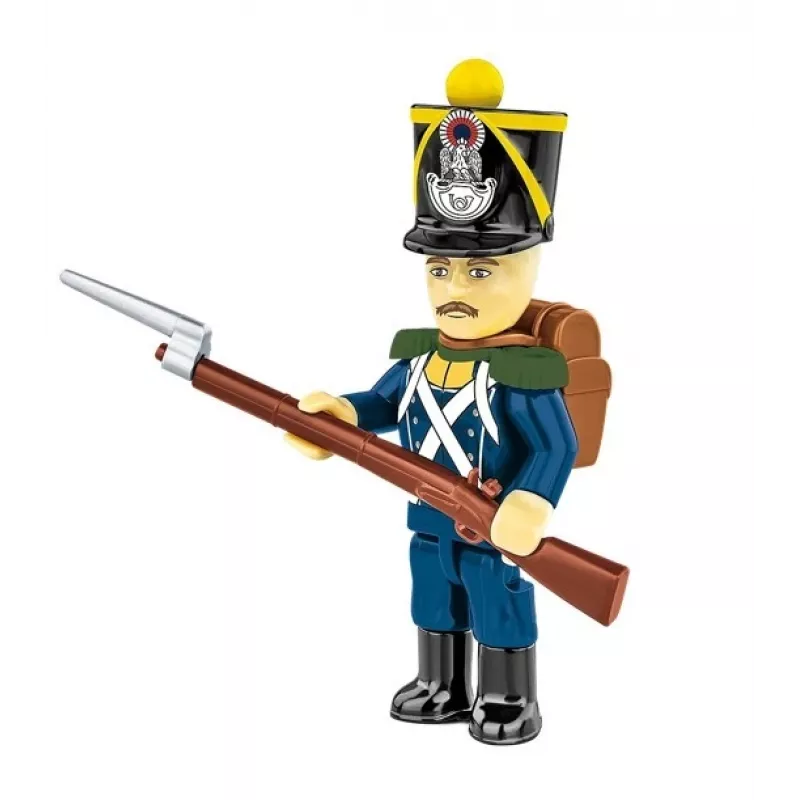 Französische Soldaten Bausteinset, 41 Teile