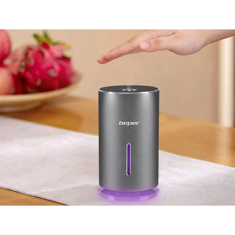 Beper P201UTP010 Automatischer Handdesinfektions-Sprühzerstäuber, Infrarotsensor, 135 ml, wiederaufladbar