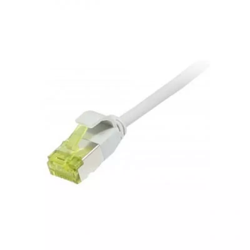 Patchkabel RJ45, CAT6A 500 MHz, 0,5 m, Grau, U/FTP, Slimline-Rundkabel d=3,8 mm, TPE/LSZH (Superflex), AWG32, mit Cat.7-Rohkabel, Synergy 21 (S217302V3)