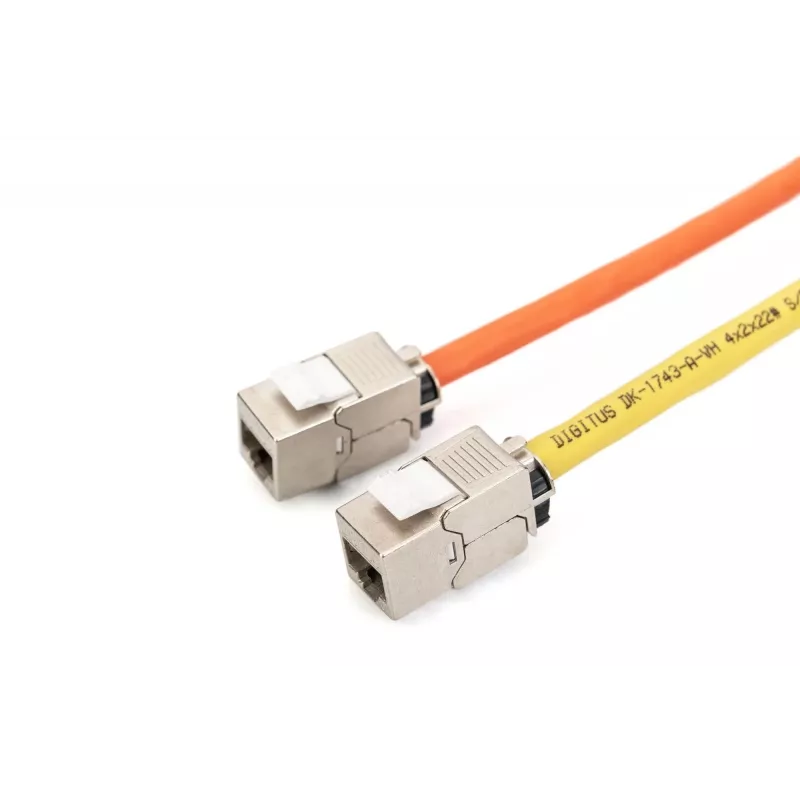 Digitus CAT 6A Keystone Modul, geschirmt, mit intelligentem Kabelmanager