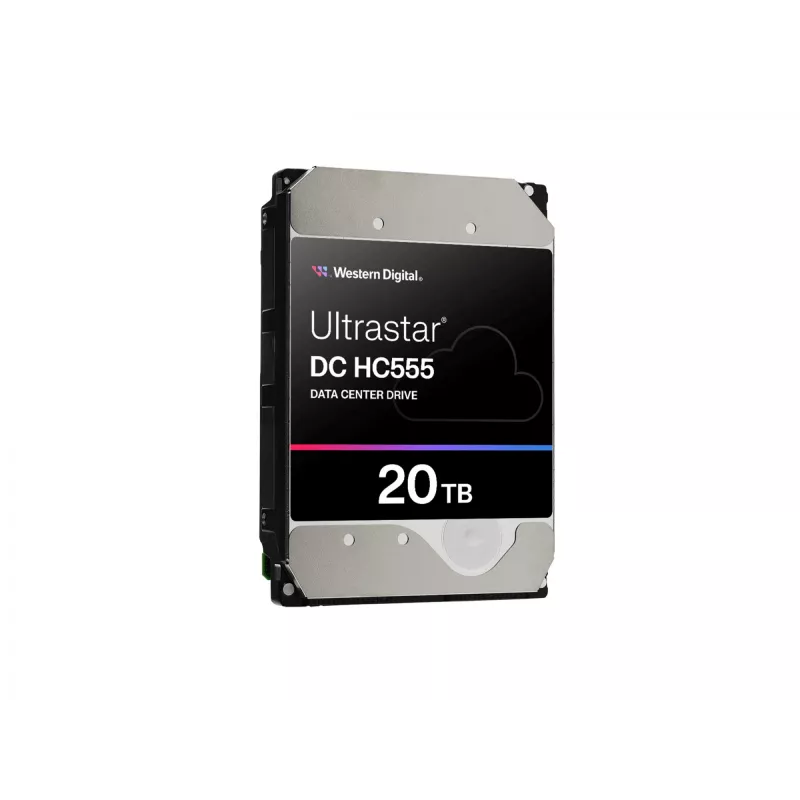 WD Ultrastar DC HC555 - Festplatte - Rechenzentrum - verschlüsselt - 20 TB - Intern - 8,9 cm (3,5 Zoll)