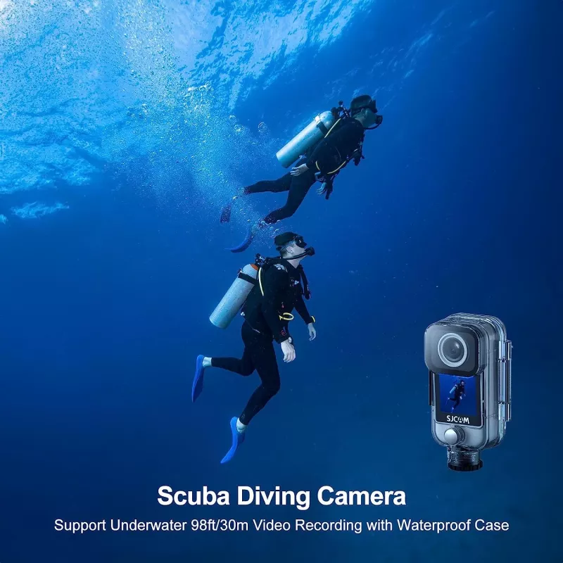 Action-Kamera SJCam C300 4K 30fps, kompaktes wasserdichtes Design
