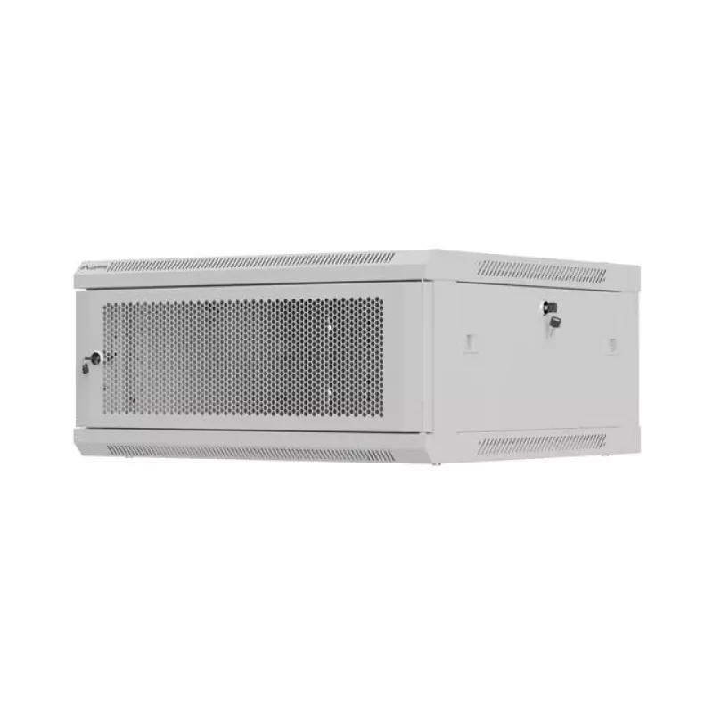 LANBERG wandmontierter 19-Zoll-Installationsschrank 4U 600x600 mm, grau