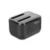 Festplatten-Dockingstation 2,5/3,5 USB 3.0 Natec Kangaroo Dual, Klonfunktion, Netzteil