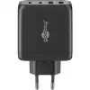 Goobay 64817 Ladegerät für Mobilgeräte Kopfhörer - Smartphone - Tablet Schwarz AC Schnellladen Innenbereich (64817)