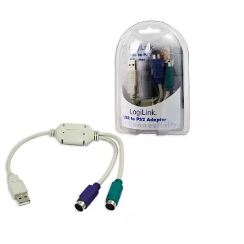 LogiLink Adapter USB - 2x PS/2 AU0004A