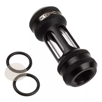 Inline-Filter XSPC G1/4 Zoll mattschwarz für Flüssigkeitskühlkreisläufe